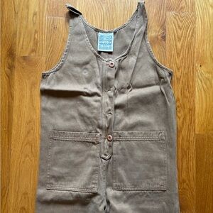 Jungmaven Button Front Jumper - Coyote Hemp/Cotton - S